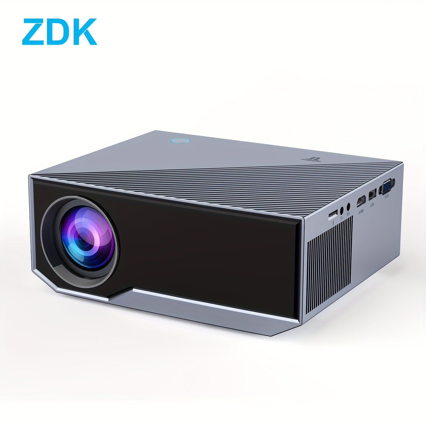 16000 Lumens 5G WiFi Projector - Stunning Full HD 1080P Resolution, Universal Compatibility with Smartphones, TV Stick, PS5, XBOX - Latest 2024 Model for Home Cinema and Immersive Entertainment