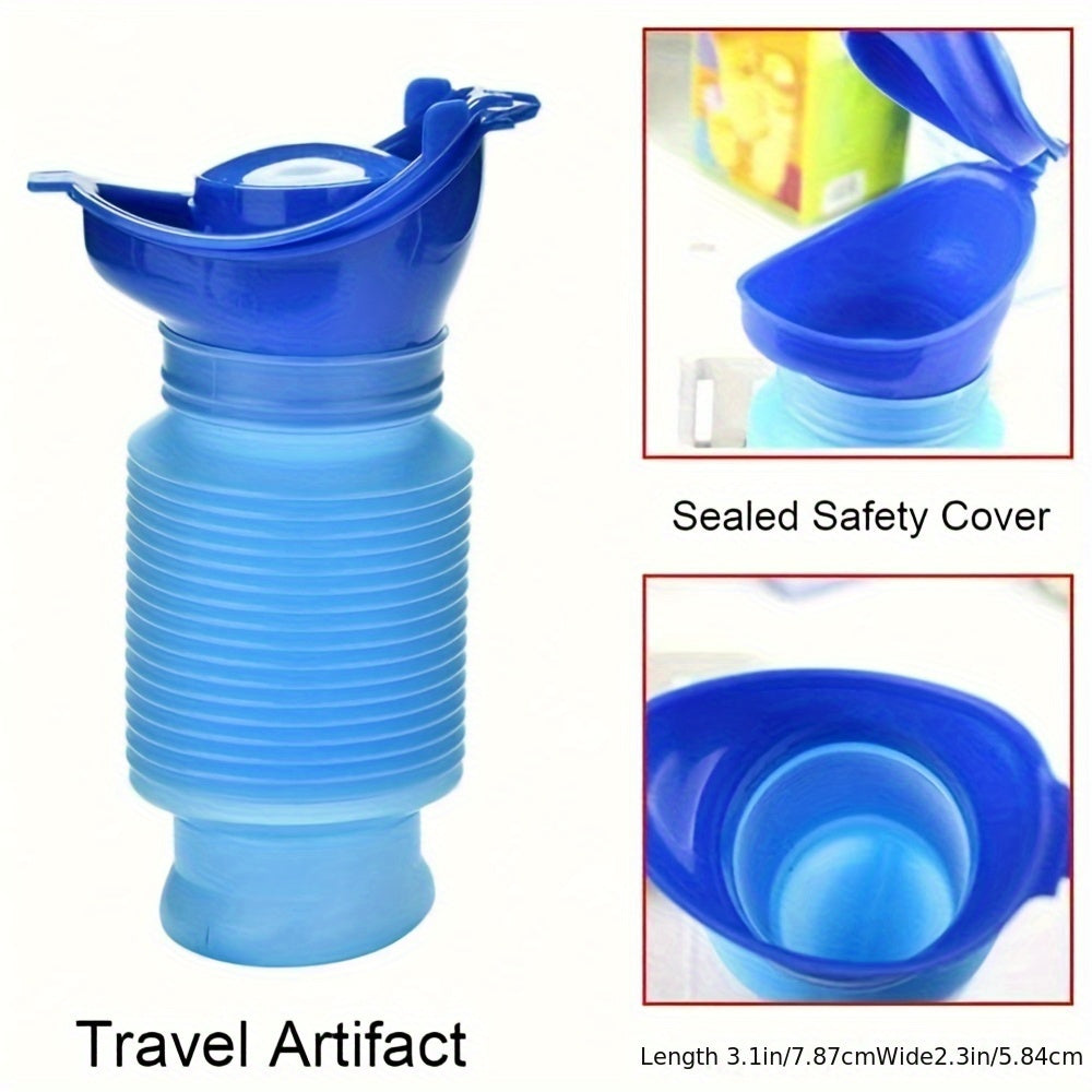 1pc Collapsible Portable Travel Urinal For Men, Women, And Children - Reusable Urinal For Camping And Long Trips
