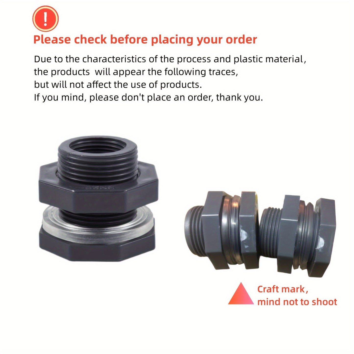 1pc Classic Style Large Capacity PVC Water Barrel Spigot Kit - Universal Thread Connection, Wall Mountable, Includes Installation Hardware, Durable Plastic Material, Perfect for Garden and Rain Barrel Water Storage