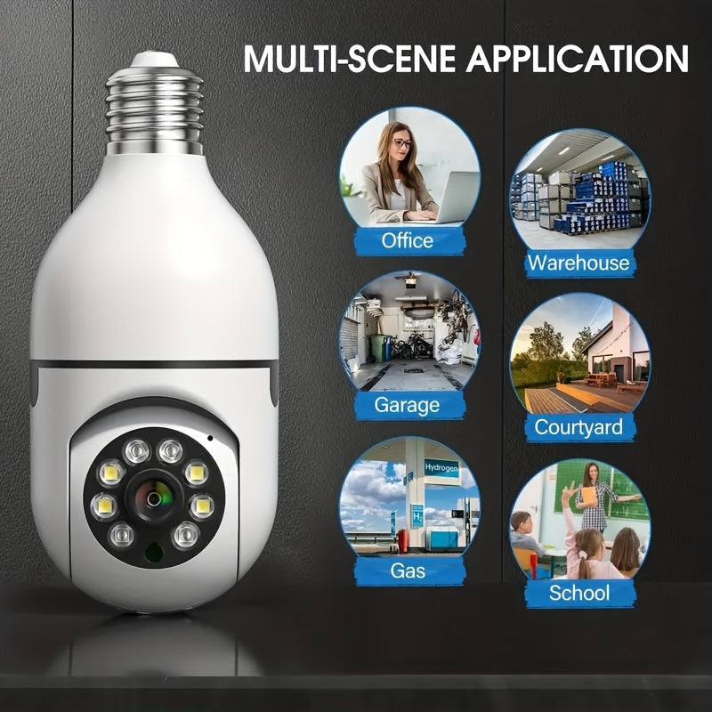 New HD 1080P 2.4Ghz Wifi E27 Light Bulb IP Camera Smart Home Security Video Surveillance Network