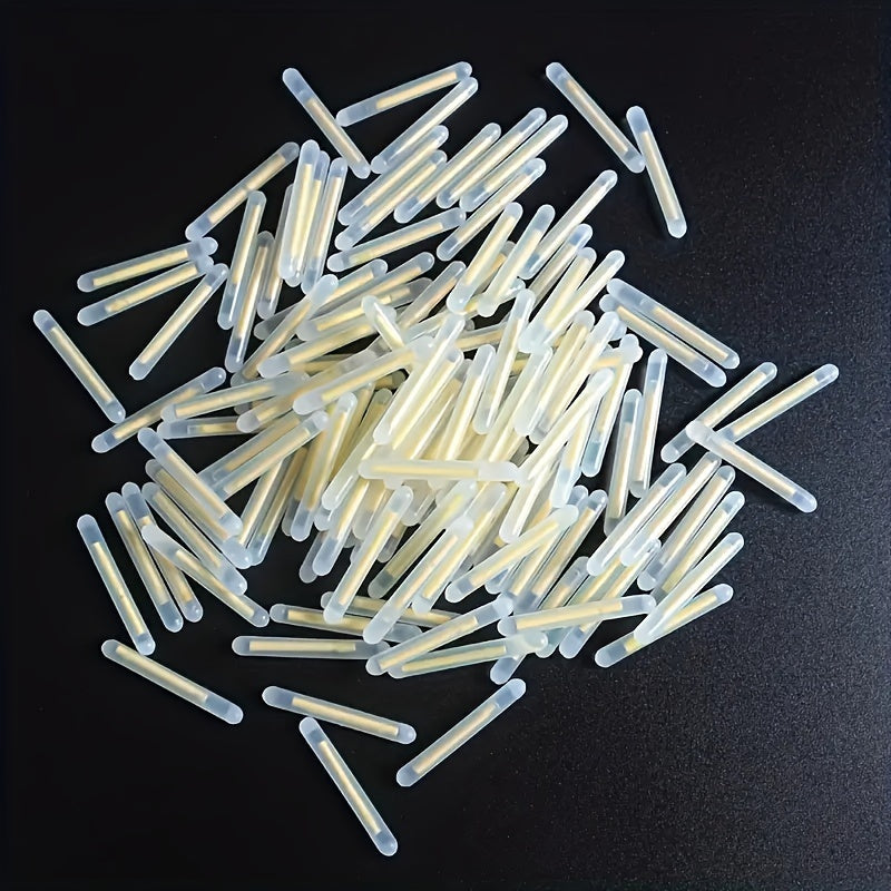 100pcs Glow-in-the-Dark Fishing Kit - Illuminates in the Dark for Enhanced Visibility, Boosts Catch Rate, and Enhances Fishing Experience - Complete Fishing Kit with Rod and Accessories for Extended Use