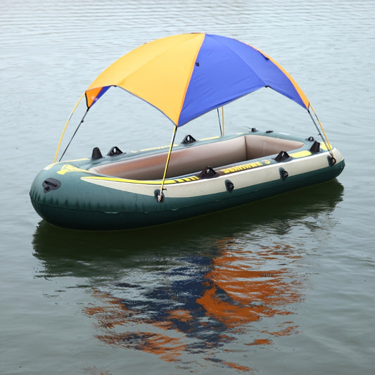 Premium Waterproof Boat Sunshade Tent - Durable & Quick-Inflate for Fishing, Inflatable & Rubber Boats - Ultimate UV & Rain Protection for Exciting Water Adventures