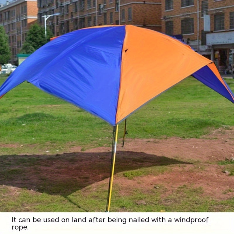 Premium Waterproof Boat Sunshade Tent - Durable & Quick-Inflate for Fishing, Inflatable & Rubber Boats - Ultimate UV & Rain Protection for Exciting Water Adventures