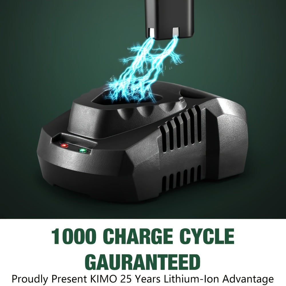 Cordless Electric Ratchet Wrench Set, 40 Ft-lbs, 400 RPM, 3/8" 12V Cordless Ratchet Kit, 60-Min Fast Charge, Variable Speed Trigger, 2-Pack Lithium-Ion Batteries, 8 Sockets, Father's Day Gift