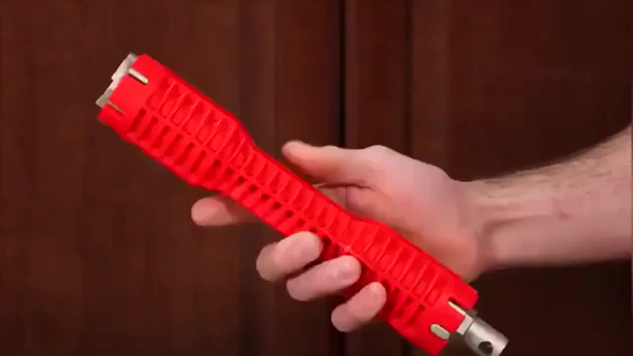 Heavy-Duty Faucet Wrench - Versatile Plumbing Tool for Sink, Toilet & Kitchen - Durable Water Pipe Spanner with Easy-Grip Tackle - Ideal Household Installer Kit