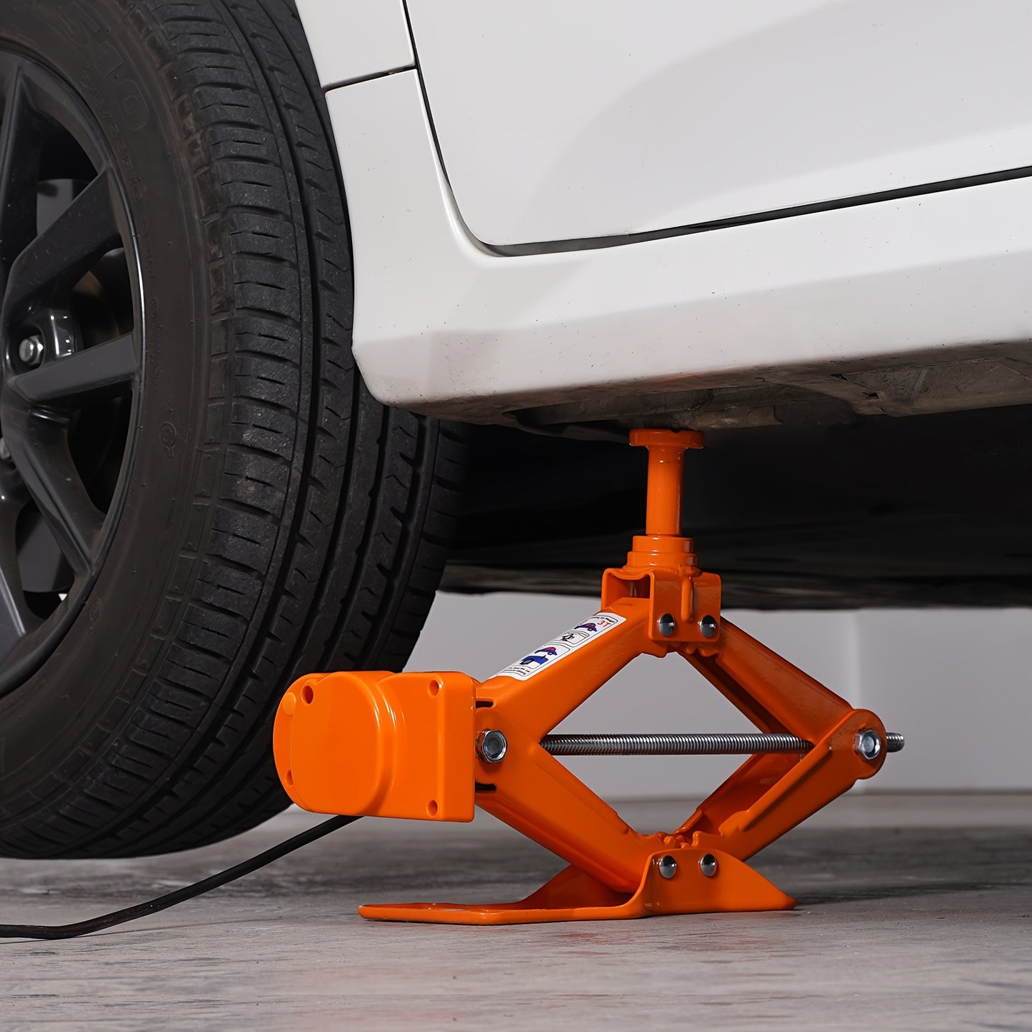 3 Ton Electric Car Jack - Rapid Lifting Scissor Design - Powerful SUV & Sedan Repair Tool - Effortless, Safe Operation