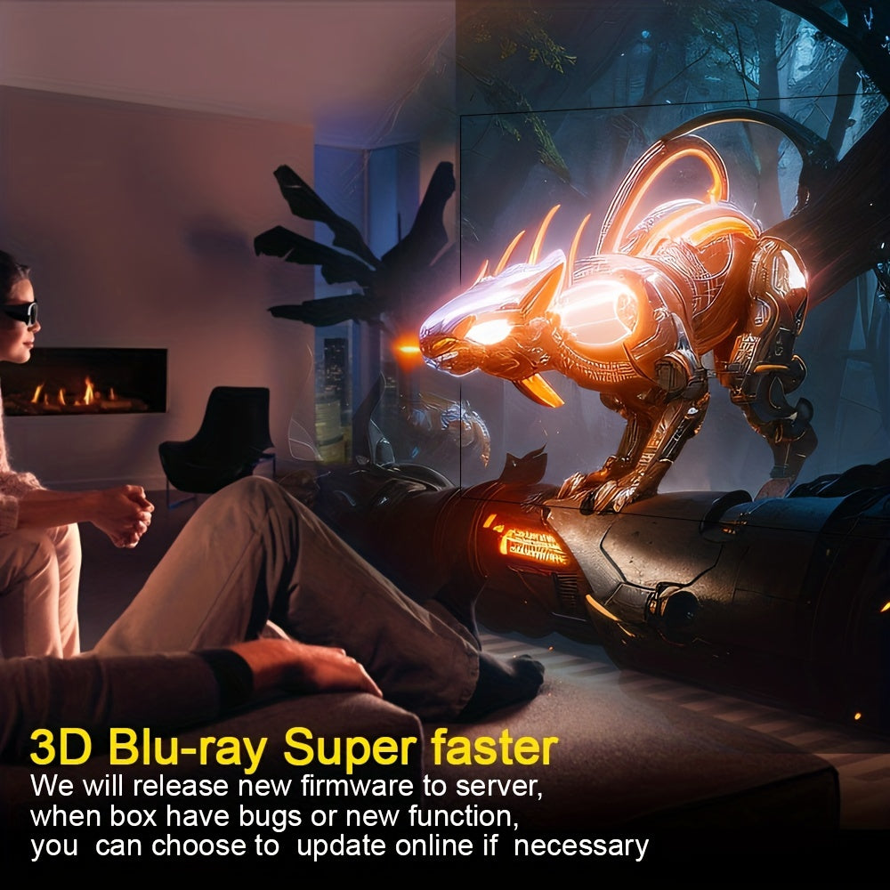 8K 4K Ultra HD Smart Android 12 TV Box - Dual Wifi 32G/64G Allwinner H618, Voice-Activated Media Player, Quad-Core Cortex A53 for Seamless Streaming