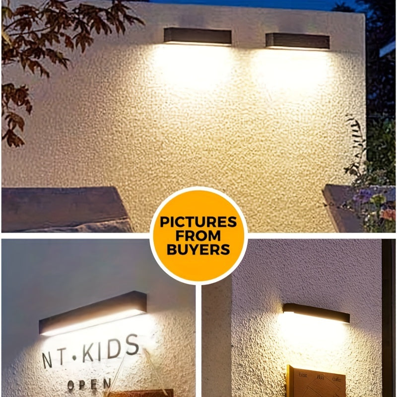 1pc/2pcs Solar Sign Light Outdoor, Solar Address Sign Lights Open House Signs for Real Estate, Outdoor Led Sign Lights, Solar Outdoor Sign Lighting for Commercial Signage, Real Estate Sign Posts