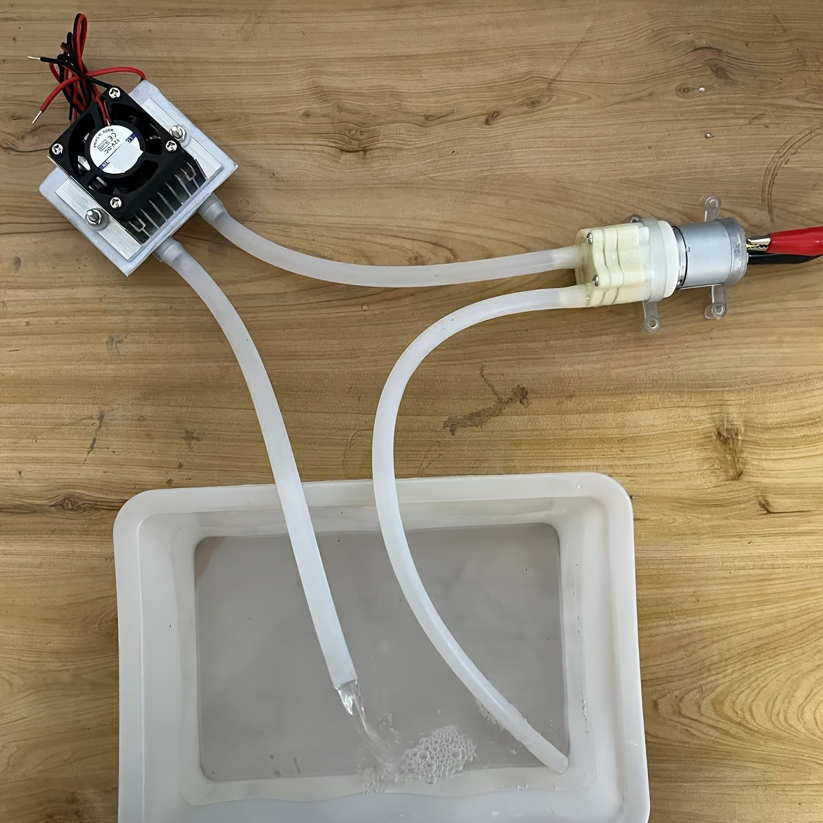 1 Set, Ultimate 12V DC Water Cooling System Kit - High-Performance Diaphragm Pump & 1m Tube Included - All-In-One Efficiency Solution for Seamless Cooling