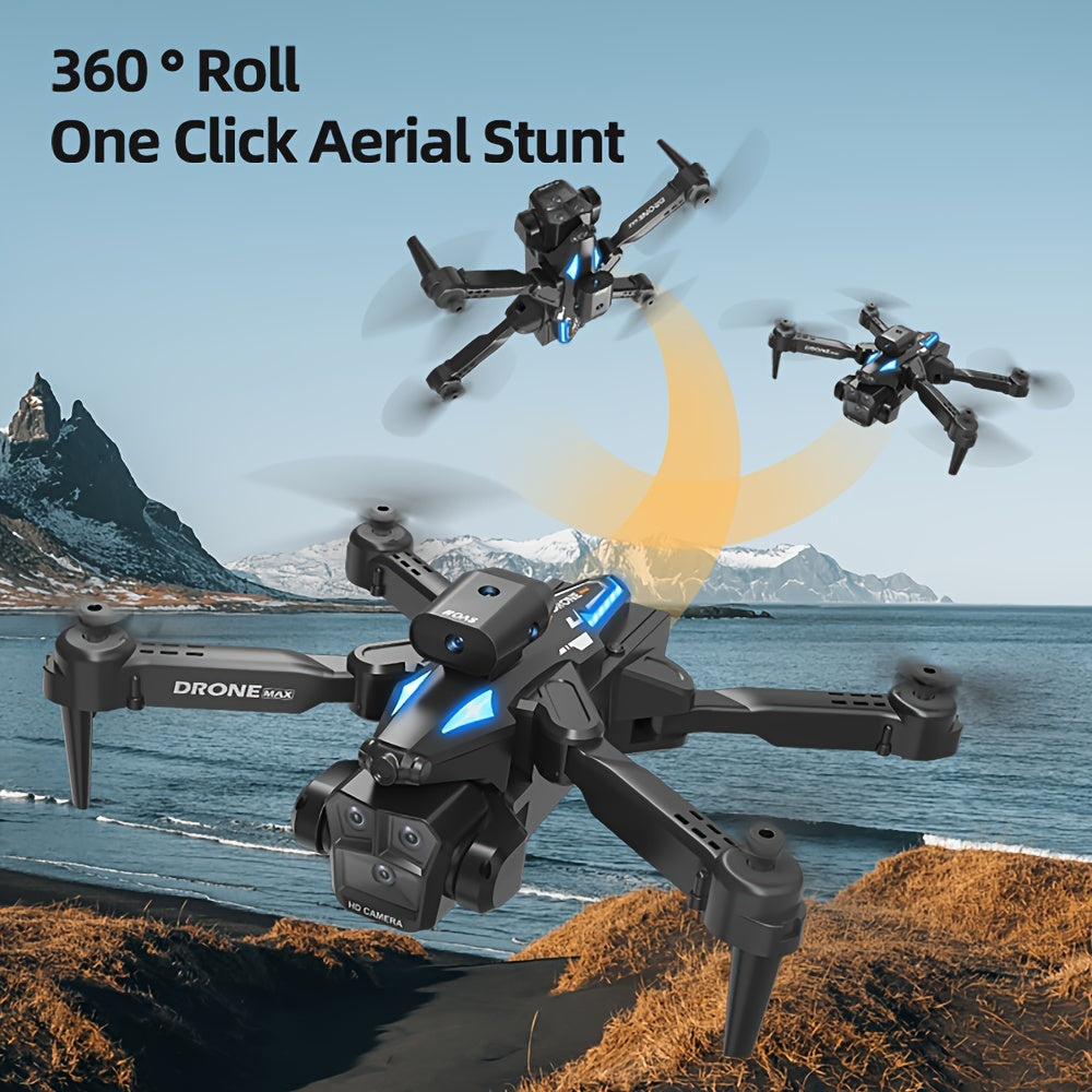 C10 Drone With Aerial Camera Three, 360° Infrared Obstacle Avoidance, Remote Control Boys And Girls Gifts, Outdoor Games