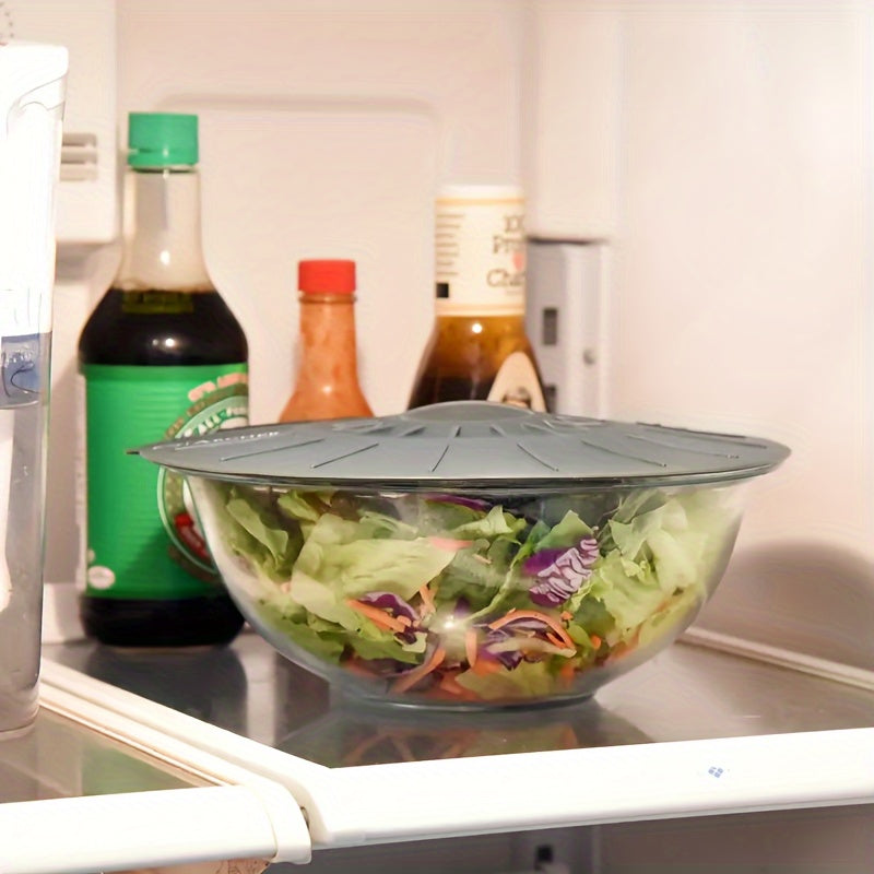 5-Piece Set Multi-Size Silicone Lids - Heat-Resistant, Microwave & Stovetop Safe Covers - Versatile Seal for Kitchenware