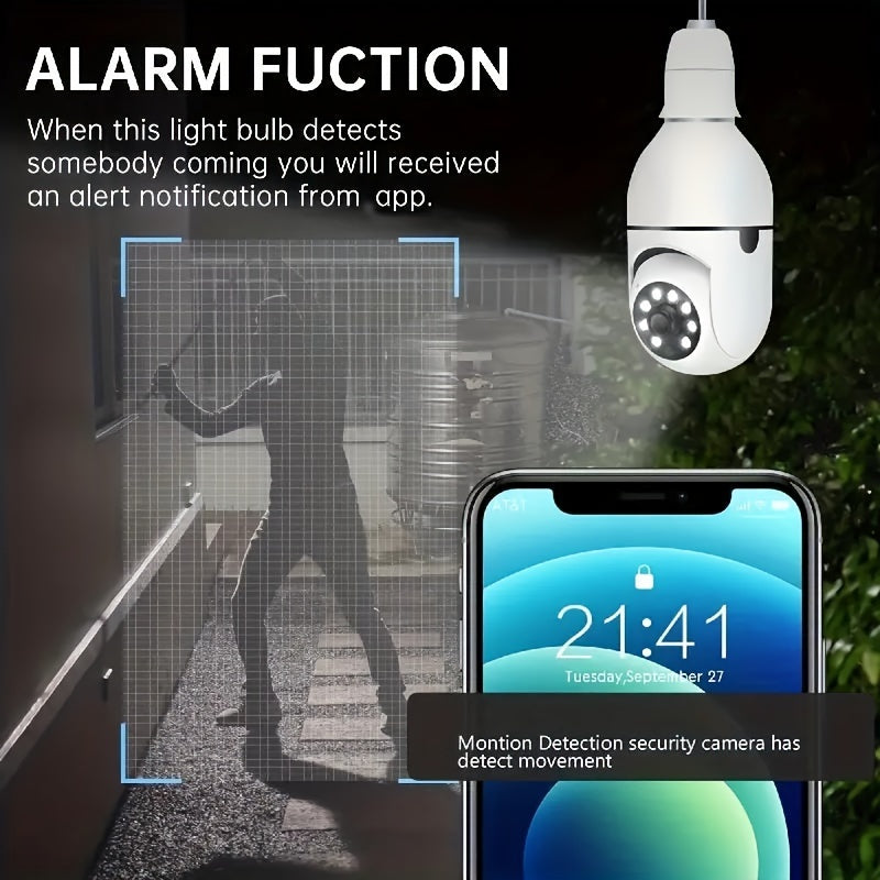 New HD 1080P 2.4Ghz Wifi E27 Light Bulb IP Camera Smart Home Security Video Surveillance Network