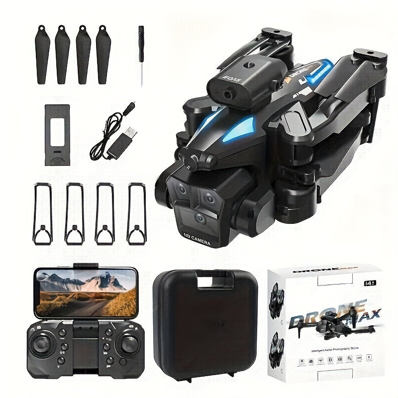 C10 Drone With Aerial Camera Three, 360° Infrared Obstacle Avoidance, Remote Control Boys And Girls Gifts, Outdoor Games