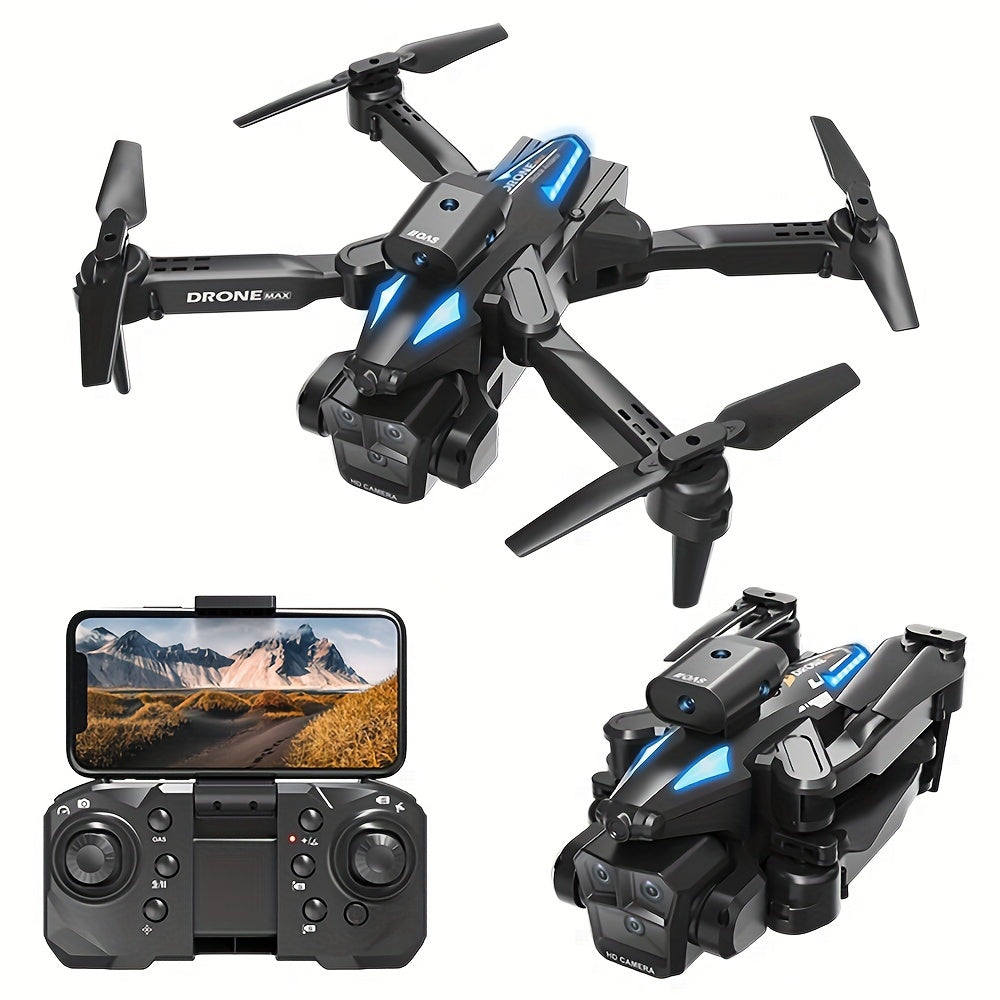 C10 Drone With Aerial Camera Three, 360° Infrared Obstacle Avoidance, Remote Control Boys And Girls Gifts, Outdoor Games