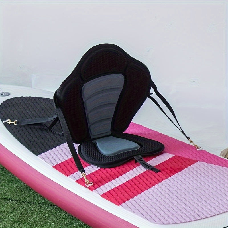 Luxury Inflatable Kayak Seat Backrest - Universal Fit, Adjustable, Comfortable, Oxford Cloth Construction, Durable, Portable, and Easy to Install - Perfect for Kayak Surfing Board Enthusiasts