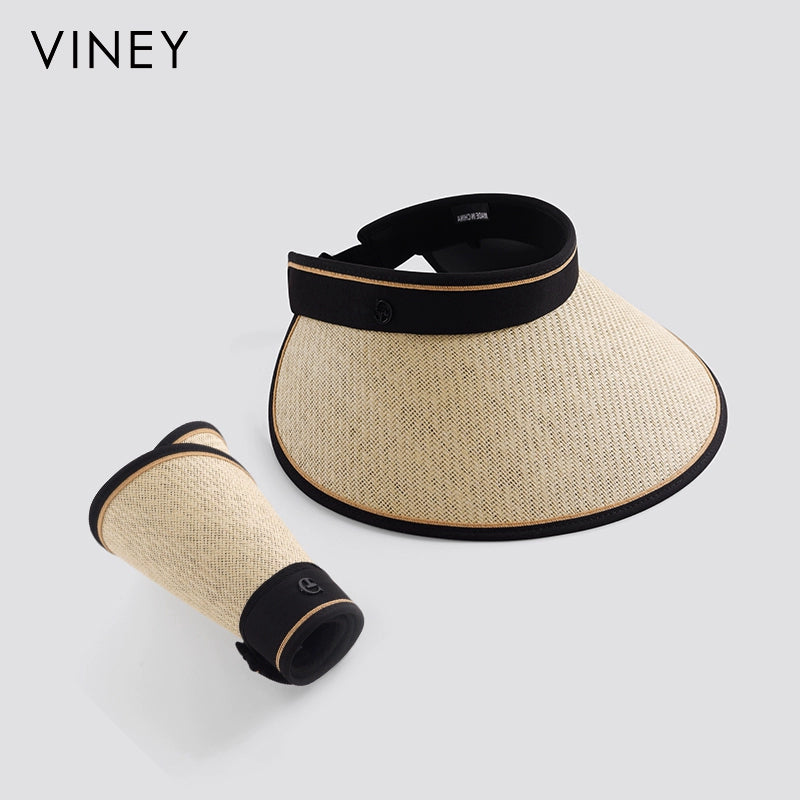 Viney Sun Protection Hat Female 2024 New Arrival Summer UV Protection Big Brim Sunshade Cycling Air Top Hat