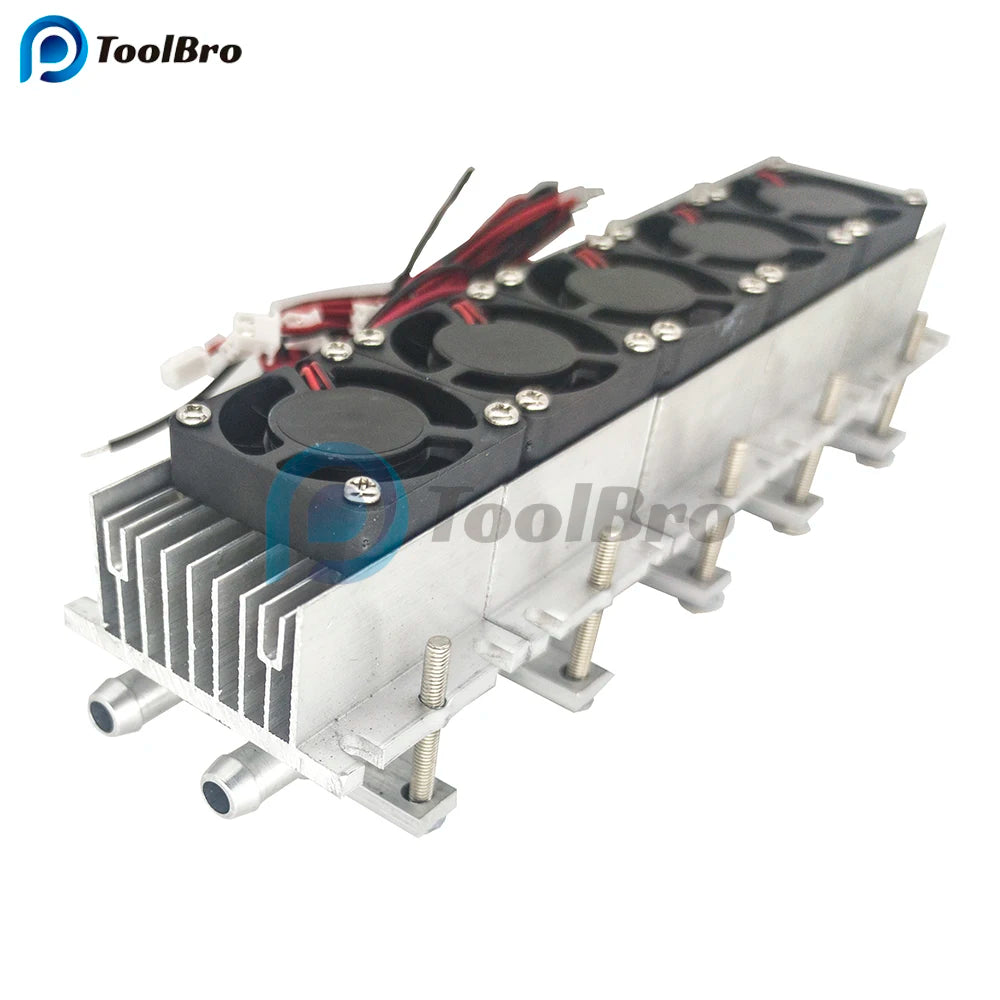 360W 30A DC 12V Peltier Cooler Semiconductor Refrigeration Cooling System Air Conditioner Temperature Controller with Heatsink