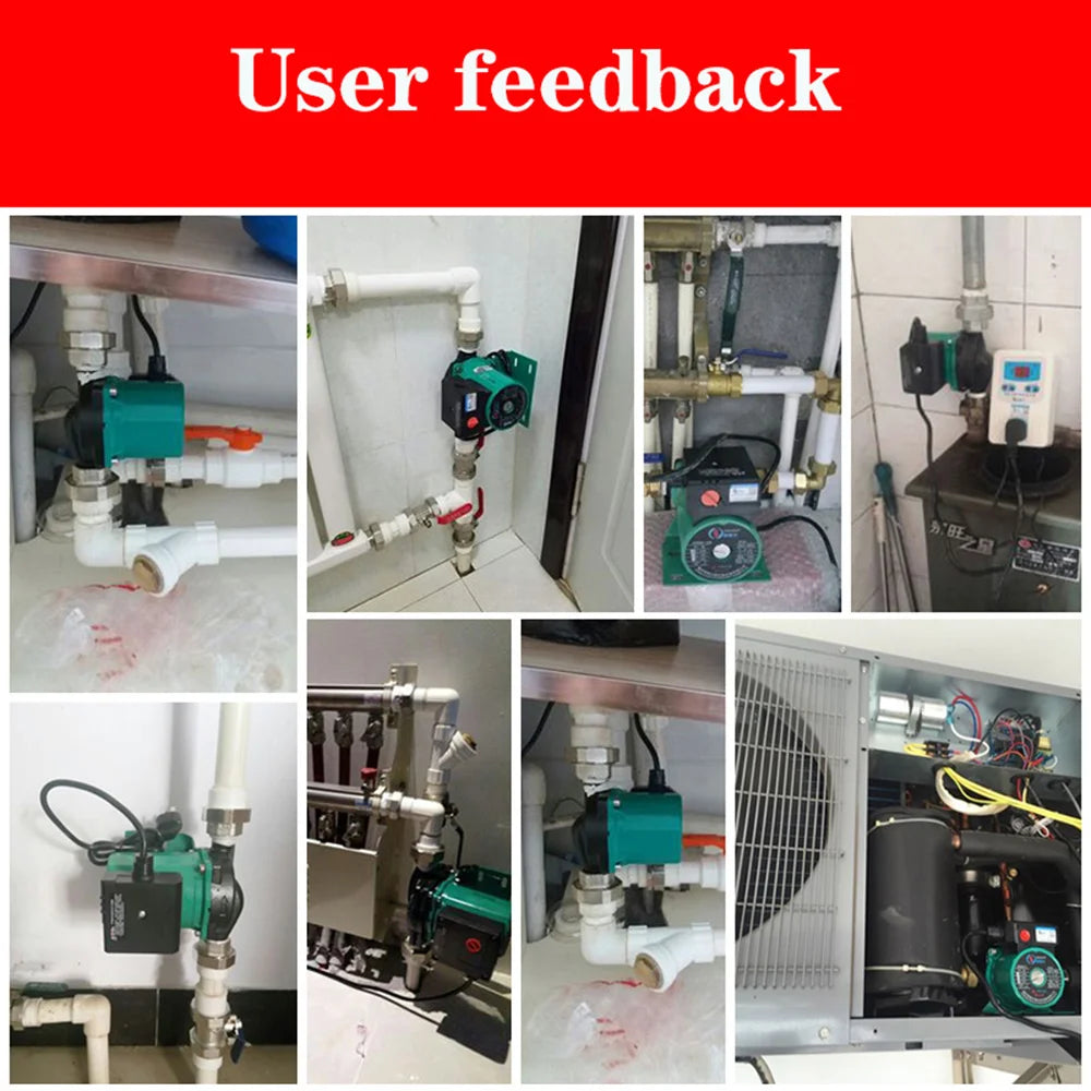 Fully automatic 120w Heating Hot Water Circulation Pump Underfloor heating Ultra-quiet Central Heating Boiler Air Conditioner