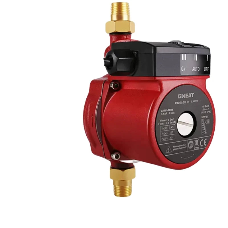 GW15/120 150w Household mini circulation pump home washer water pressure automatic booster pumps for Heating System