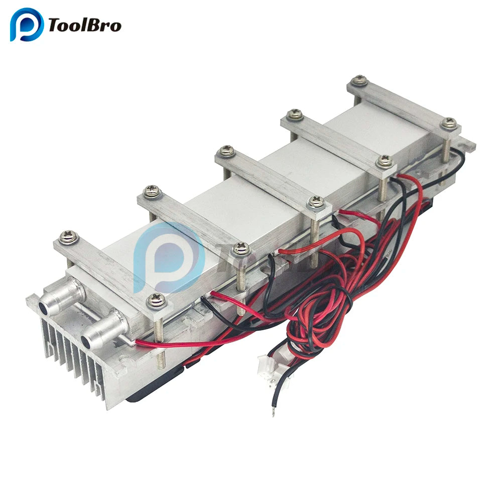 360W 30A DC 12V Peltier Cooler Semiconductor Refrigeration Cooling System Air Conditioner Temperature Controller with Heatsink