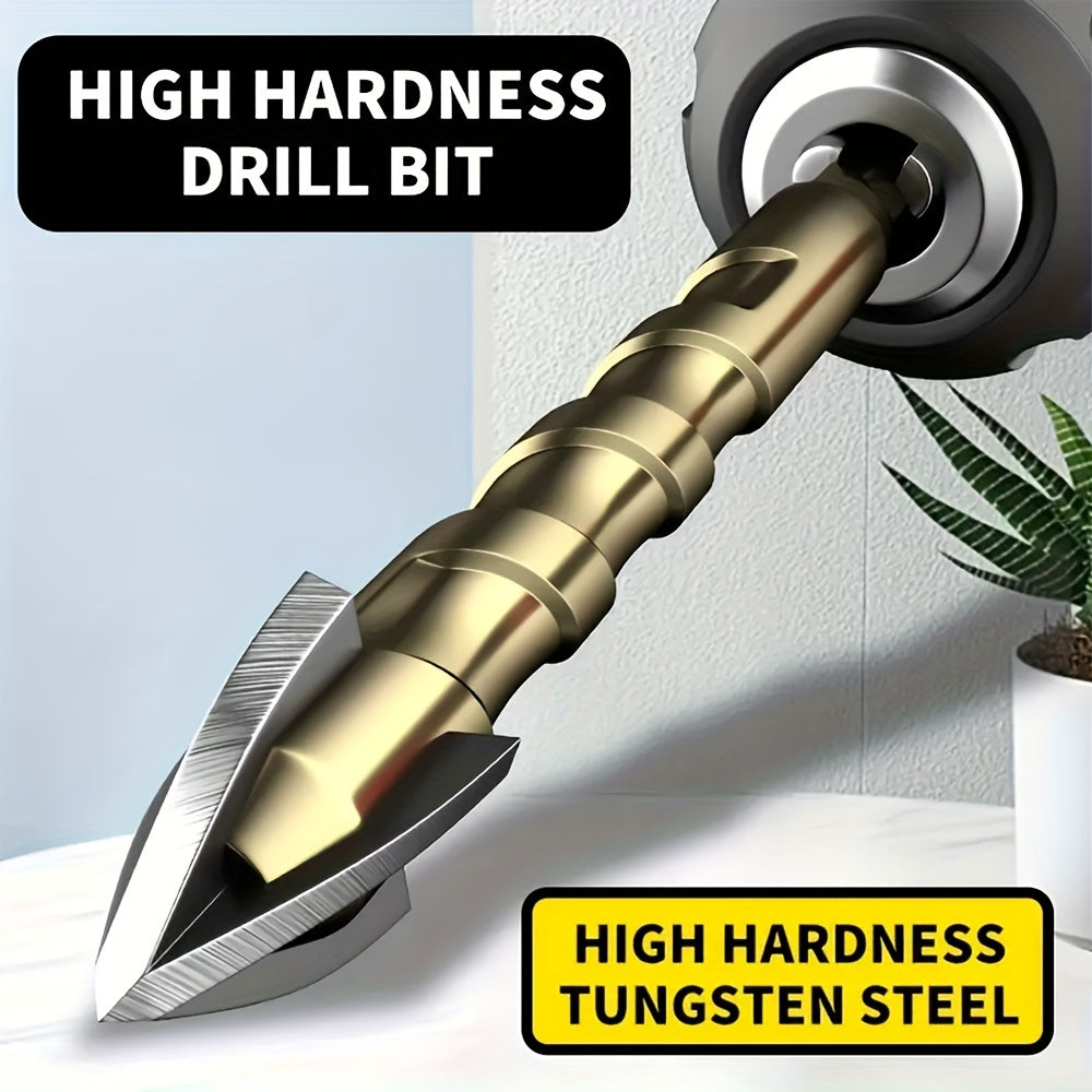 7pcs/set Multi-purpose High-hardness Tungsten Steel Alloy Four-edged Cross-hexagonal