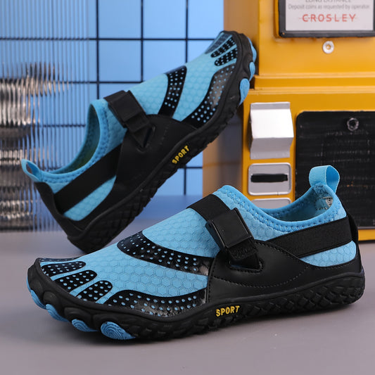 Mens Bare Water Shoes - Ultra-Breathable, Ultra-Quick Drying, Anti-Slip Sole - Ideal for Summer Beach Adventures, Pool Swimming, Outdoor Excursions