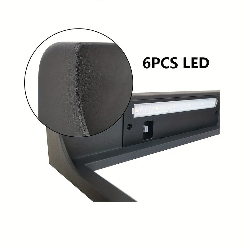 Brightly Lit Solar House Number Sign - Energy-Efficient, Waterproof, Outdoor Address Display for Home, Garden, Street, Yard - Durable Wall Mount