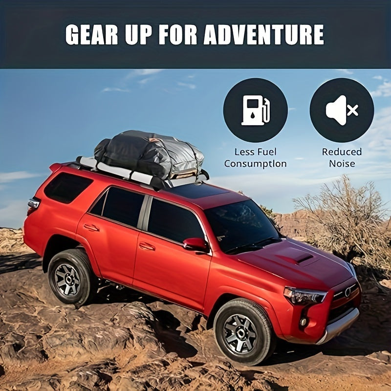 63 x 43 Inch Roof Cargo Rack, 165Lbs Capacity Aluminum Roof Cargo Rack, Roof Basket for SUVs, Cars, and Trucks, Sliver