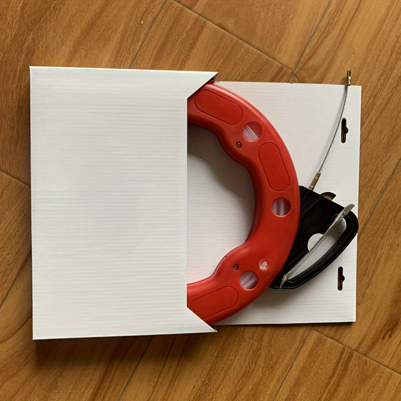 30M Long Premium Polyamide Glass Fiber Fish Tape Reel Puller - Durable Nylon Conduit Guide Rod for Efficient Cable Fishing and Wire Installation - Heavy-Duty Lead Puller Cable Fishing Tools