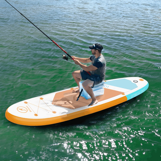 Inflatable Stand Up Paddle Board With SUP Accessories, Anti-Slip EVA Deck, Inflatable Paddle Boards For Adults & Youth Of All Skill Levels