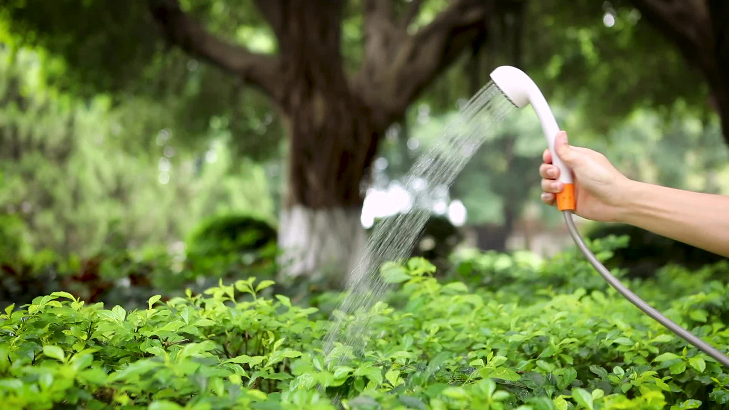 Rechargeable Portable Shower Pump – Quick-Transform Bucket to Steady Stream – Ideal for Outdoor Camping & Travel