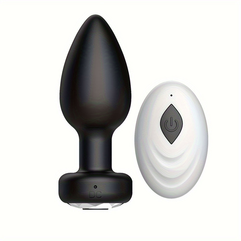 Anal Vibrator with Wireless Remote Control: Adult Sex Toy for Men and Women - Prostate and Vagina Stimulator - Dildo Anal Plug - Silicone Erotic Massager - USB Charging - Lithium Battery