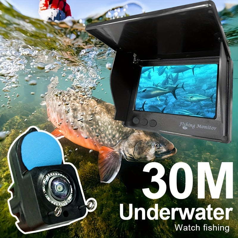 4.3-inch Underwater Fish Finder With High-definition Visual Anchor Fish Display Screen, Night Vision Underwater Fish Camera, New Fishing Model