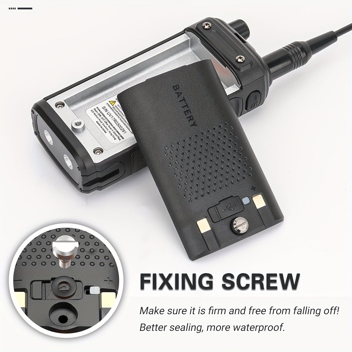 Baofeng UV17 Pro Max 2023 - 999-Channel Long-Range Walkie Talkie with Type-C Fast Charge, LED Light, VHF/UHF, Waterproof for Outdoor Adventures