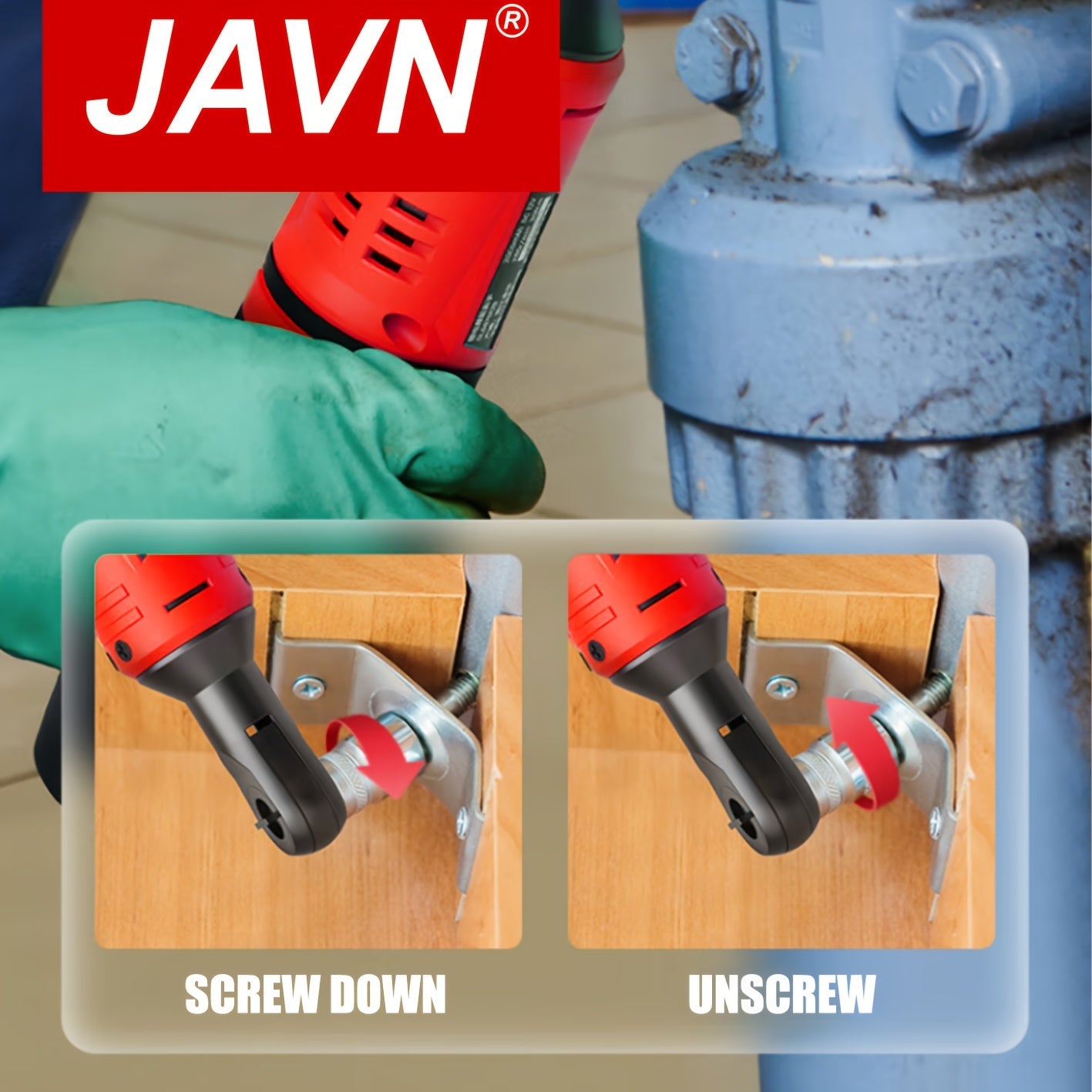 Compact 45NM Cordless Electric Wrench Kit - Rechargeable Lithium Battery, US Plug, Perfect for Car Repairs & Tight Spaces