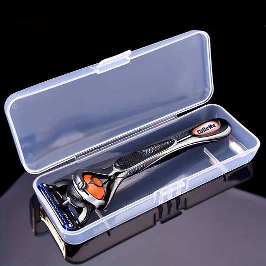 Precision Master Manual Shaver Set - 5-Blade System, Durable & Compact, Travel Case Included - Choose from 4/8/10 Blades for Ultimate Convenience