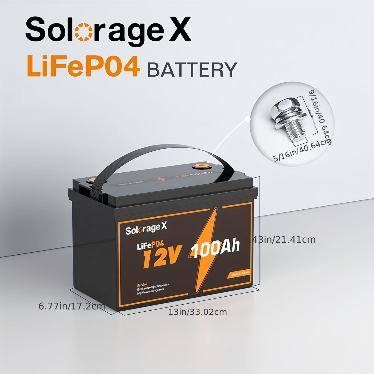 Long-Lasting 12V 100Ah LiFePO4 Battery - Ultra-High Cycle Life - Integrated 100A BMS, Cold Weather Guard - Perfect for RVs, Off-Grid Living, and Solar Energy Systems